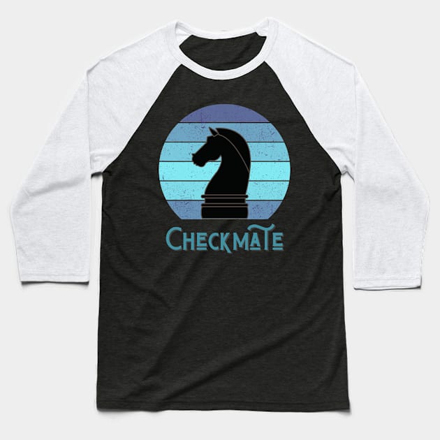 Checkmate Retro Baseball T-Shirt by E.S. Creative